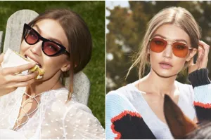 Setelah Kylie Jenner, Gigi Hadid juga desain & rilis koleksi kacamata