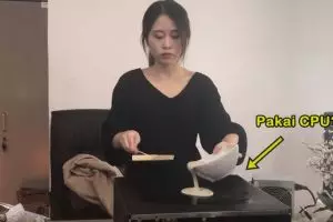 Cewek ini bisa masak pakai alat-alat kantor, 5 videonya bikin melongo