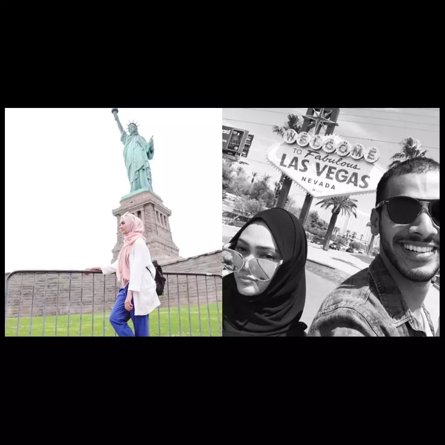 Tak muncul di 'Bintang Pantura', ini 12 potret liburan Rina Nose di AS