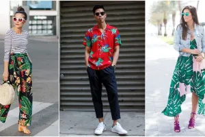 10 Padu padan tropical print item yang lagi ngehits, makin trendi nih