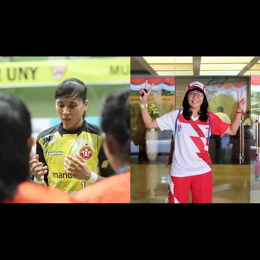 10 Potret cantiknya Citra Adisti, kiper bak bidadari bertabur prestasi