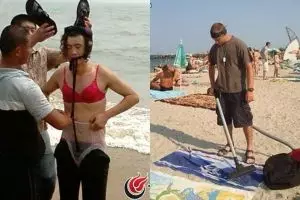 10 Potret kelakuan kocak saat di pantai, ada-ada aja deh