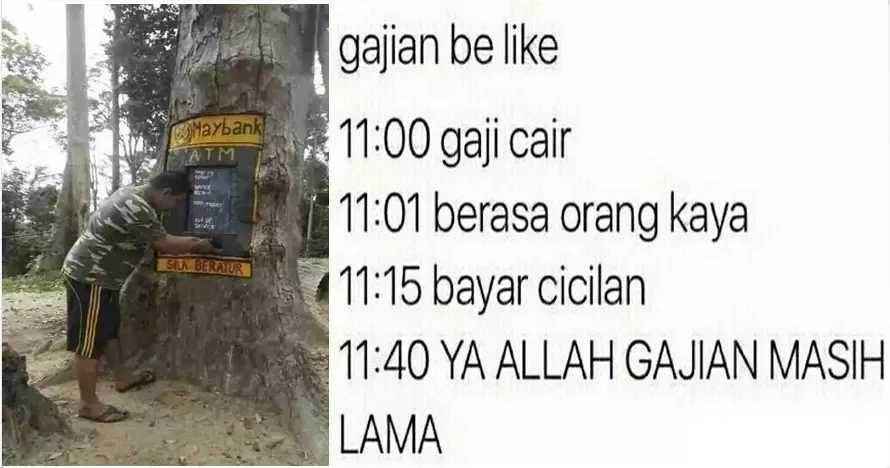 10 Meme transferan gaji ini bikin ketawa lepas walau dompet lagi tipis