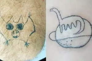 10 Tato karya cewek Brasil ini lucu, bentuknya nggak banget deh