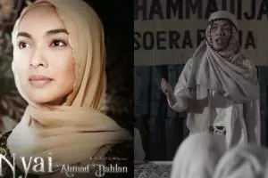 10 Potret Tika Bravani saat jalani syuting film Nyai Ahmad Dahlan
