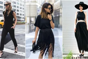 8 Cara tampil serba hitam tanpa terlihat seperti berduka, cobain yuk