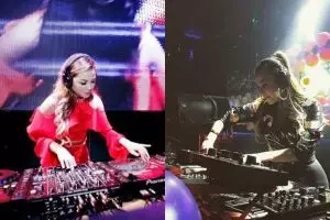 10 Potret aksi panggung Aurel Hermansyah saat nge-DJ, profesi baru?