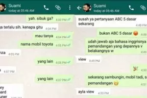 Chat rayuan istri ke suami nggak peka ini bikin terpingkal-pingkal