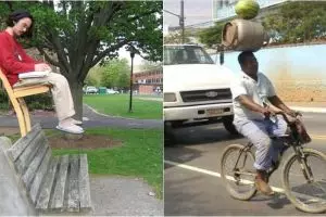 13 Potret 'tantangan keseimbangan' ini tak bisa jika nggak diketawain