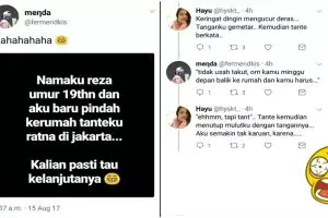 Kolaborasi netizen bikin cerita cowok di rumah tante ini bikin ngakak
