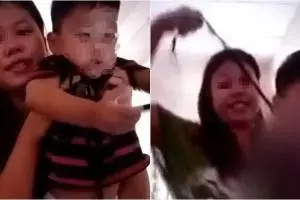 Marah suami tak angkat telepon, wanita ini tega menggantung balitanya