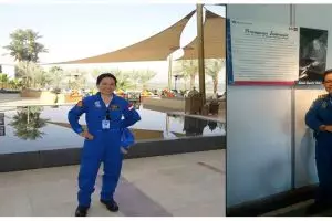 8 Foto Esther Gayatri Saleh, pilot penerbangan perdana pesawat N219