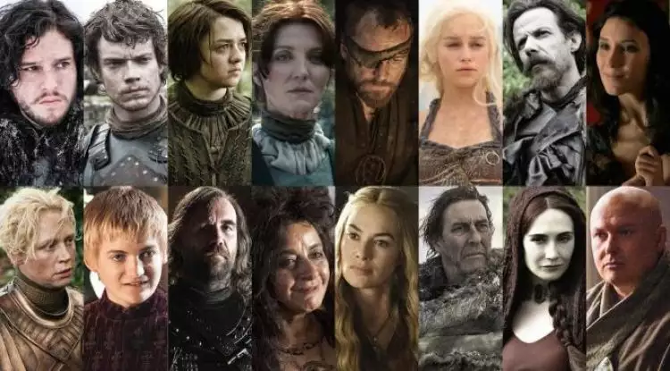 15 Foto urutan karakter Game of Thrones dari badan terpendek ke tinggi