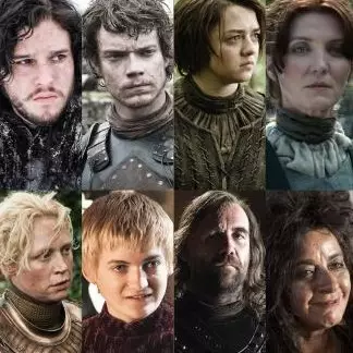 15 Foto urutan karakter Game of Thrones dari badan terpendek ke tinggi