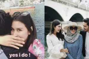Usai lamaran, ini 10 foto kedekatan Jeje Govinda sama keluarga Syahnaz