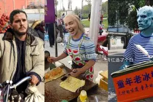 23 Editan foto pemain GoT lagi jualan ala orang China, ada-ada aja nih