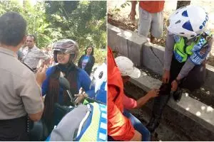 The Power of Mbak-Mbak, cewek ini kabur dari razia lalu tabrak polisi
