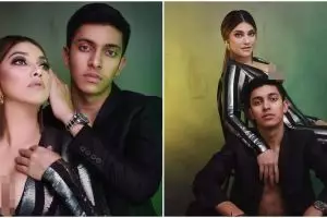 5 Foto seksi Sarah Azhari sama anaknya, bak sepasang kekasih gitu deh