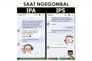  Perbedaan obrolan chat anak IPA dan IPS ini ingatkan kamu masa SMA