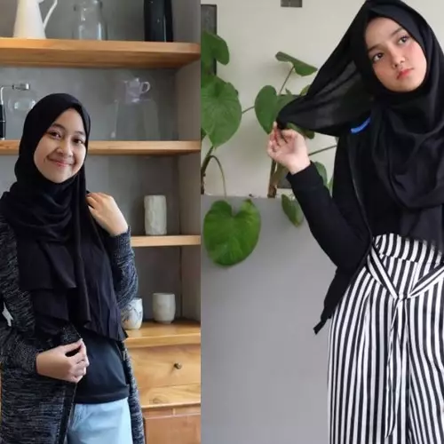 6 Potret beda gaya Adiba Khanza vs Wirda Mansur, siapa idolamu?