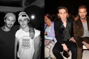 10 Potret kedekatan David Beckham & anaknya Brooklyn, kayak kakak adik