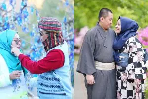 10 Foto ala prewed bos First Travel, masih mesra setelah terciduk?