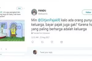 14 Cuitan ngelantur ke Ditjen Pajak ini ngocolnya bikin tawa merekah