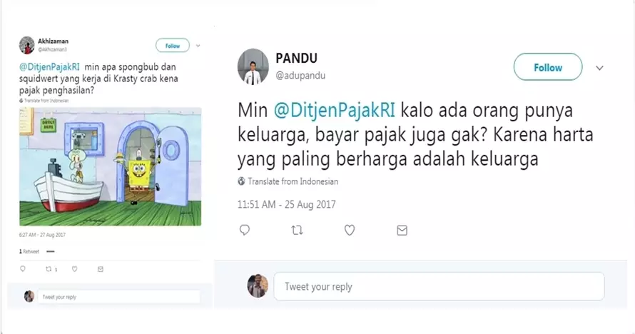 14 Cuitan ngelantur ke Ditjen Pajak ini ngocolnya bikin tawa merekah