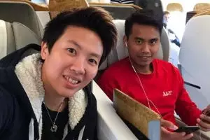 Status Liliyana Natsir naik pesawat kelas bisnis ini kocak