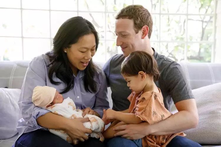 Sambut kelahiran anak kedua, Mark Zuckerberg tulis surat penuh haru
