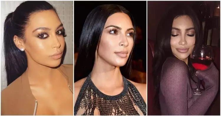 5 Cewek ini disebut 'kembaran' Kim Kardashian, asli atau oplas nih?