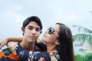 Maia nangis haru di hari ultah Al Ghozali, ini doa buat anak sulungnya