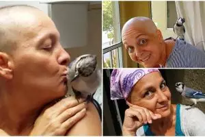 10 Momen haru burung balas budi ke wanita yang dulu menyelamatkannya