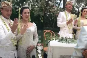 10 Momen detik-detik Hamish ucapkan ijab kabul, sempat grogi nggak ya?