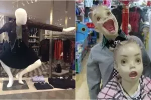 15 Model manekin ini bikin gagal paham, jadi mikir mau beli bajunya