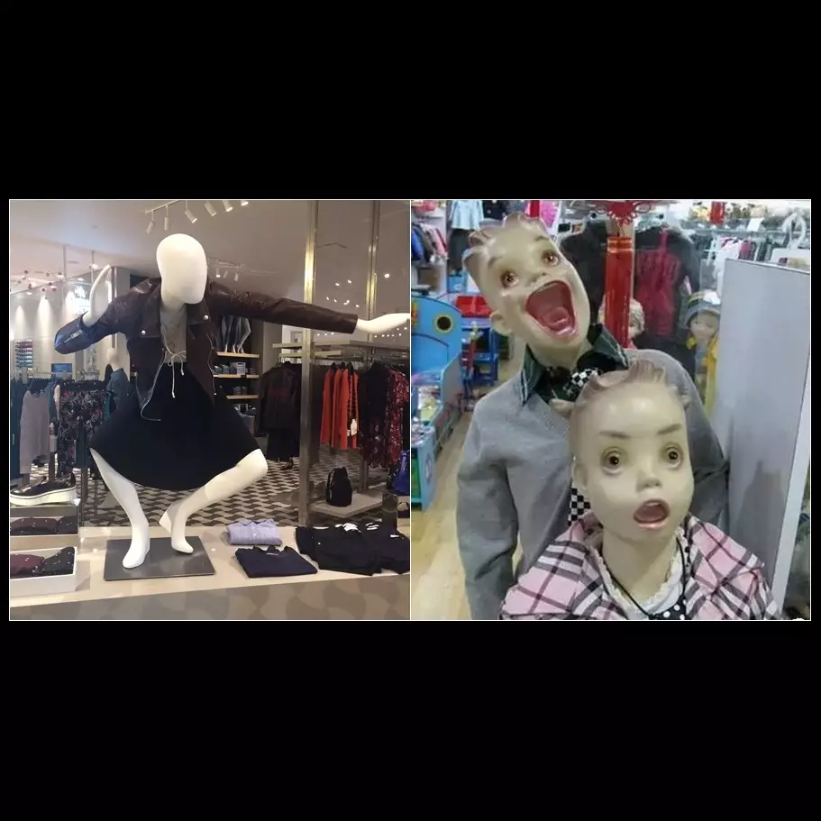 15 Model manekin ini bikin gagal paham, jadi mikir mau beli bajunya