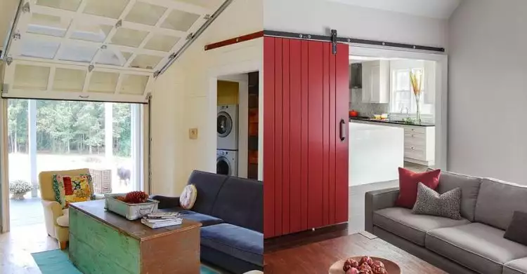 12 Desain ruang tamu pakai pintu geser, cocok buat rumah minimalis