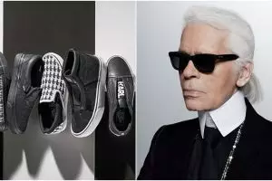 Karl Lagerfeld X Vans, koleksi sneaker dengan sentuhan high fashion