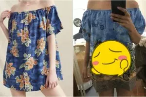 Beli baju di olshop, yang didapat memang beda tapi malah keren abis
