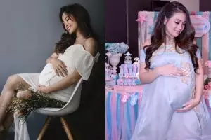 Gaya OOTD ibu hamil 5 artis cantik, ada yang berani pakai high heels