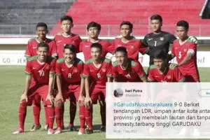 10 Kicauan lucu ini iringi kemenangan besar Timnas U-19 lawan Filipina