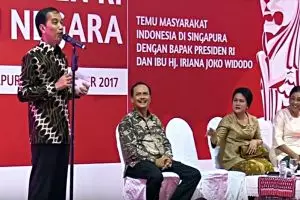 Iriana resah lihat rambut Presiden Jokowi tak rapi, kocak romantis