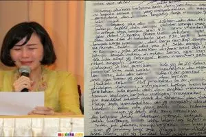 Surat Ahok untuk Veronica di hari ultah pernikahan ke-20, bikin haru