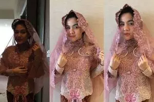 9 Momen pengajian Vicky Shu jelang pernikahan, diiringi tangis ibunya