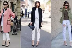 6 Tips pakai celana jeans putih yang bikin tampilan makin stylish