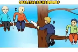 Siapa yang paling bodoh di gambar ini? Pilihanmu ungkap kepribadianmu