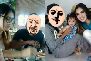 Yuk intip kemesraan Nella Kharisma bareng pria dikabarkan suaminya