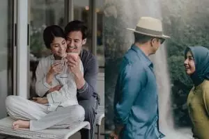 Tak perlu busana mewah, prewedding 6 seleb ini tetap curi perhatian