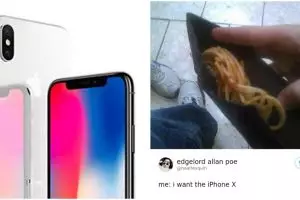 10 Gaya kocak warganet sambut peluncuran iPhone X, ada-ada saja