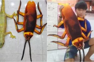 Bantal raksasa berbentuk hewan ini bikin geli gimana gitu